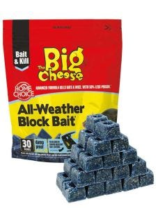 Big Cheese Rat & Mouse All Weather Bait Blocks 300g