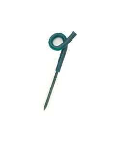 Offset Pigtail Insulator 20cm Green, single