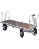 4 Wheeled Flat Trolley 800kg Capacity Heavy Duty