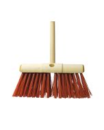 Flexible Orange PVC Scavenger Broom